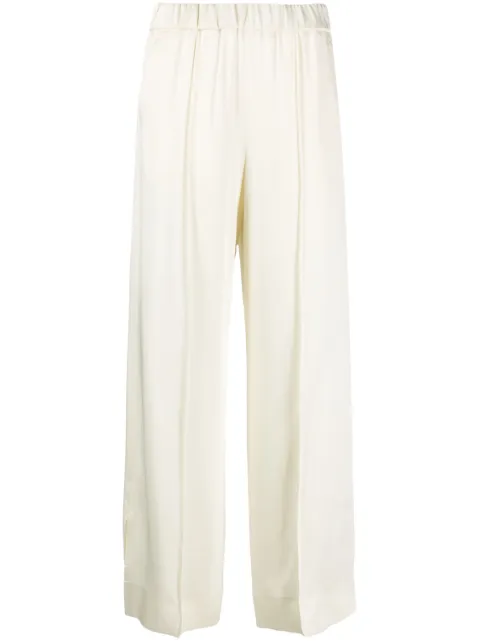 Jil Sander high-waist pleated trousers Neutrals J02KA0181J76018