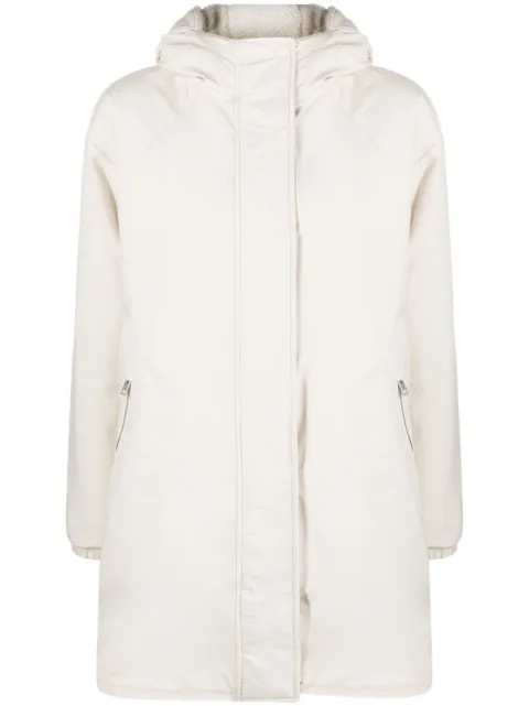 Woolrich reversible hooded coat Neutrals CFWWOU0856FRUT3128