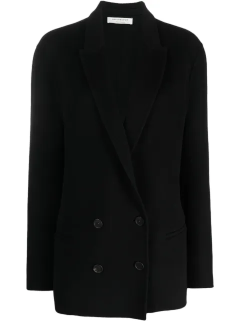 Philosophy Di Lorenzo Serafini felted double breasted blazer Black A06105759