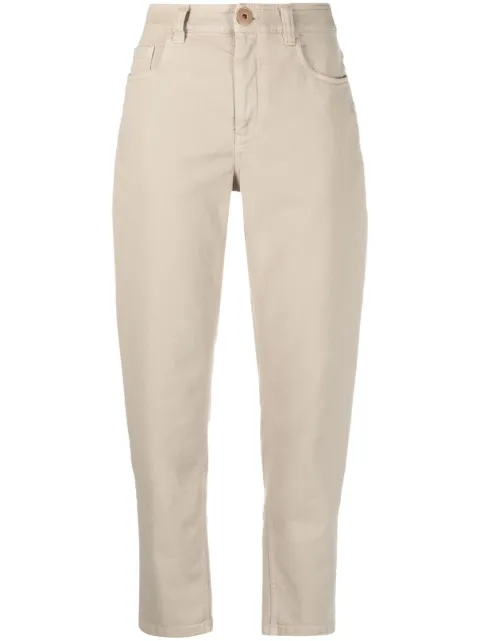 Brunello Cucinelli tapered-leg trousers Neutrals MB057P5732C8919