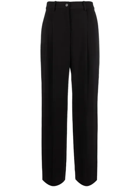 Calvin Klein mid-rise wide-leg trousers Black K20K205689