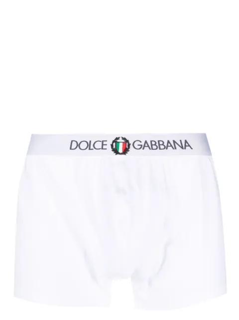 Dolce & Gabbana logo-print cotton boxers White M4C03JONN94