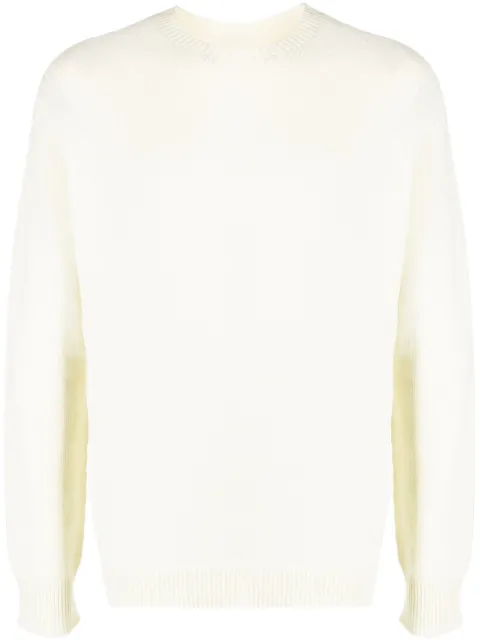 Jil Sander round-neck cashmere jumper Neutrals J22GP0110J13262