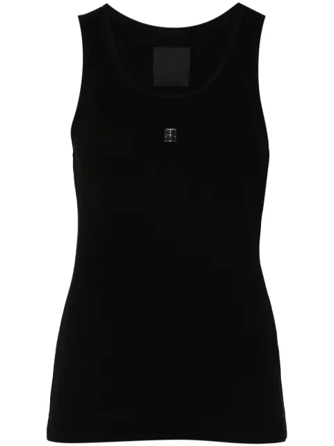 Givenchy 4G-motif tank top Black BW70CH3YHY