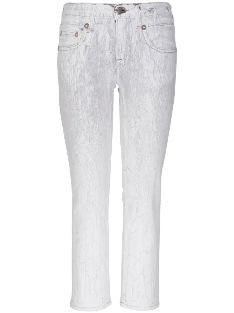 R13 Boy Straight low-rise slim-fit jeans Grey R13W0091D140A
