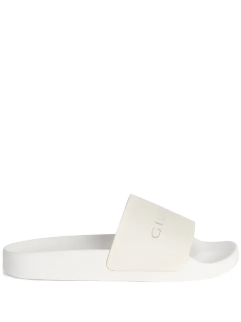 Giuseppe Zanotti Brett flat slides White RS30028002