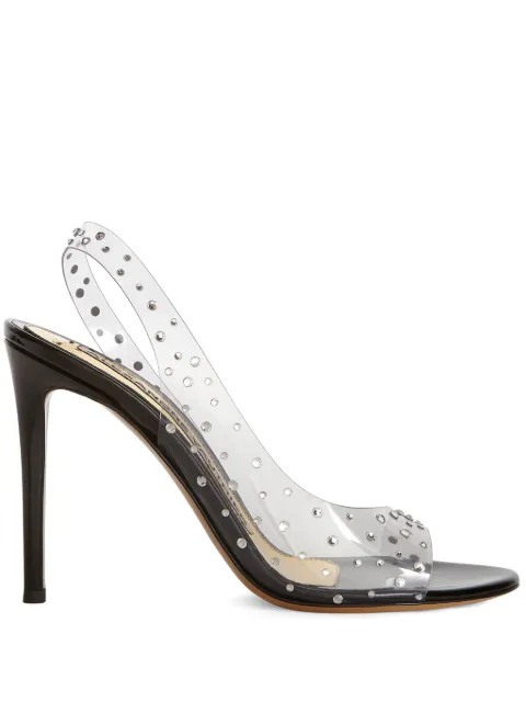 Alexandre Vauthier Constance 105mm crystal-embellished sandals Black AVI1001001