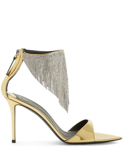 Giuseppe Zanotti 90mm Intriigo Crystal sandals Gold E300033003