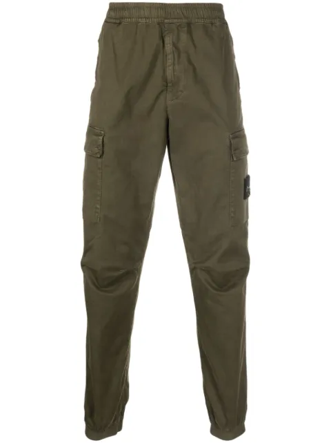 Stone Island tapered cargo trousers Green 7915313L1V0158