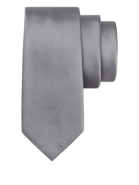 Ferragamo satin tie Grey 763130