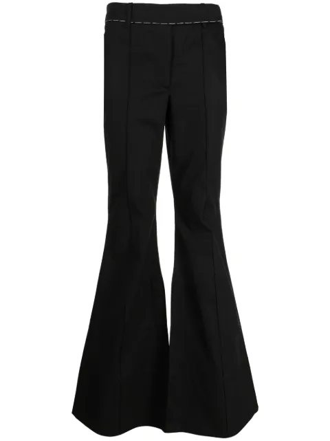 Nackiyé Mick flared cotton trousers Black MICKPANTMAIN