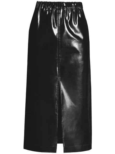 Maison Margiela black midi skirt Black S29ME0011S78362