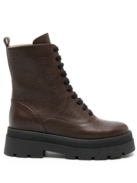 Fabiana Filippi ankle-length leather boots Brown ASD213A7900000H984