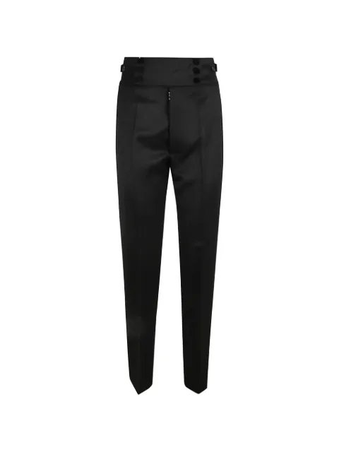 Maison Margiela four-stitch tapered wool trousers Black S29KA0384S44579