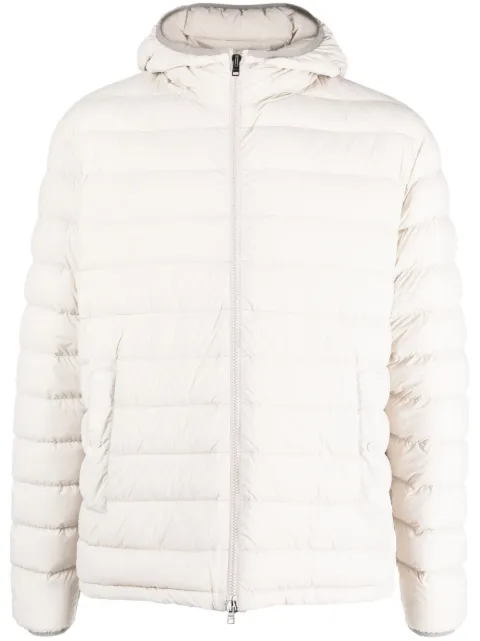 Herno padded-design hooded jacket Neutrals PI00088UR12431S