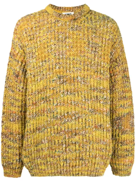 YMC Granny crew-neck jumper Yellow P8VAI