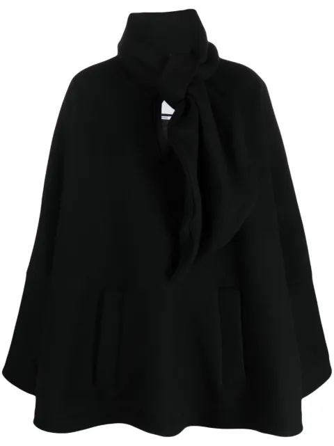 The Attico logo-plaque cape Black 237WCB26W043