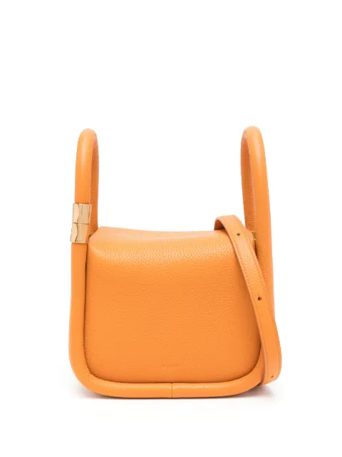 Boyy Wonton 20 leather shoulder bag Orange WONTON20PEBBLE