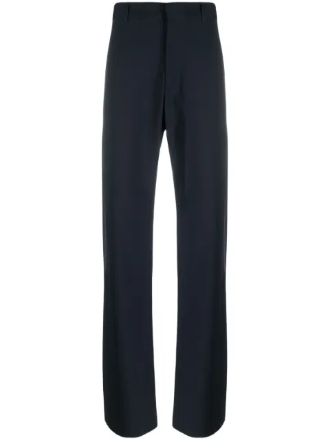 Givenchy straight-leg wool-blend trousers Blue BM519114PY