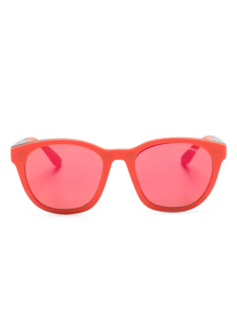 Emporio Armani reversible square-frame sunglasses Red EK4001