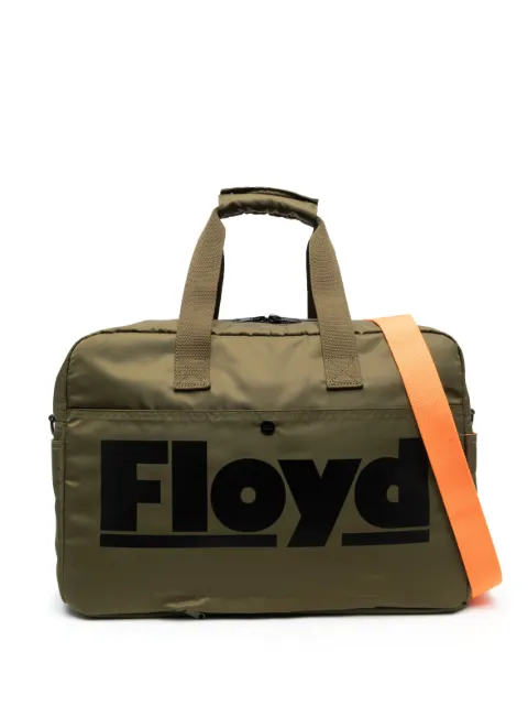 Floyd logo-print zipped holdall Green FL2001WE003