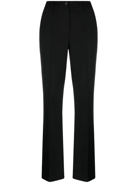 P.A.R.O.S.H. mid-rise flared trousers Black D230131XLILIUXY013
