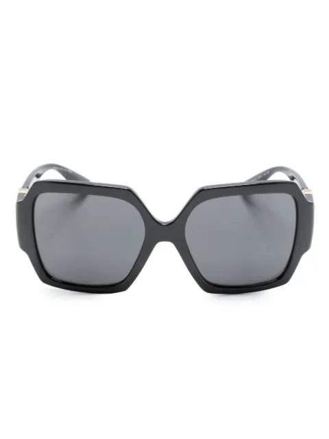 Versace Eyewear Medusa Runaway oversize-frame sunglasses Black VE4453GB187