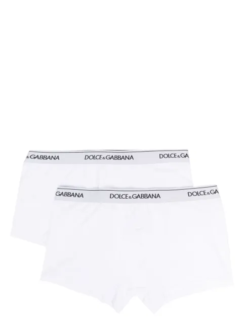 Dolce & Gabbana stretch cotton regular-fit boxers two-pack White M9C07JONN95