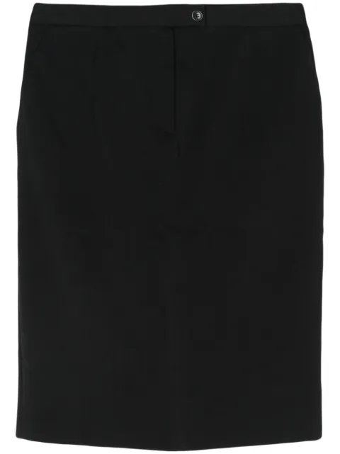Burberry Pre-Owned 2000s wool pencil skirt Black BUR250GH