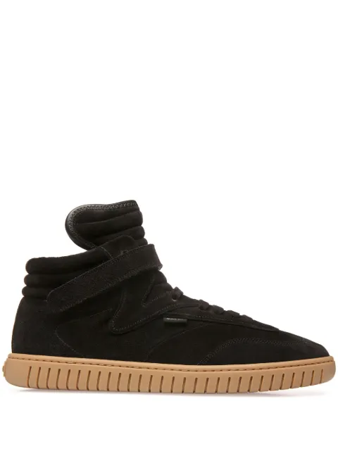 Bally Player suede high-top sneakers Black MSK06ESU022