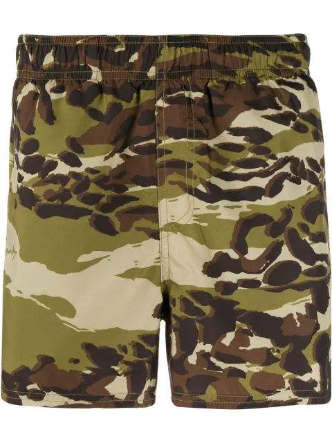 Givenchy camouflage-print swim shorts Green BMA0061Y83