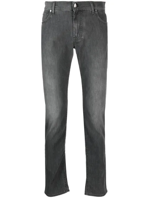 Corneliani low-rise straight-leg jeans Grey 814JD28120158