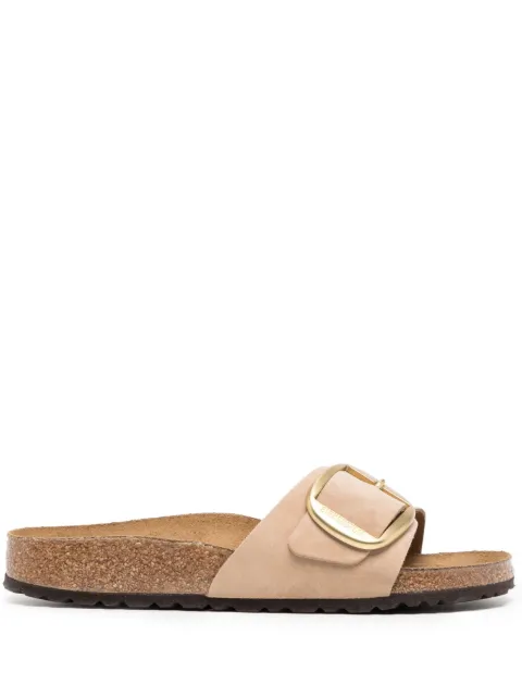 Birkenstock Madrid buckled leather sandals Brown 1024009