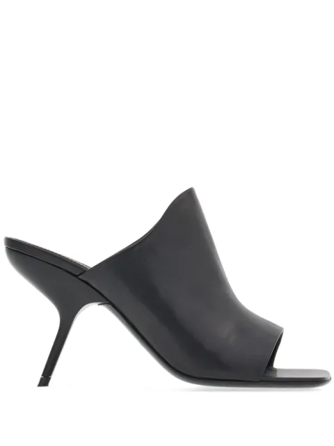 Ferragamo open-toe leather sandals Black 766450