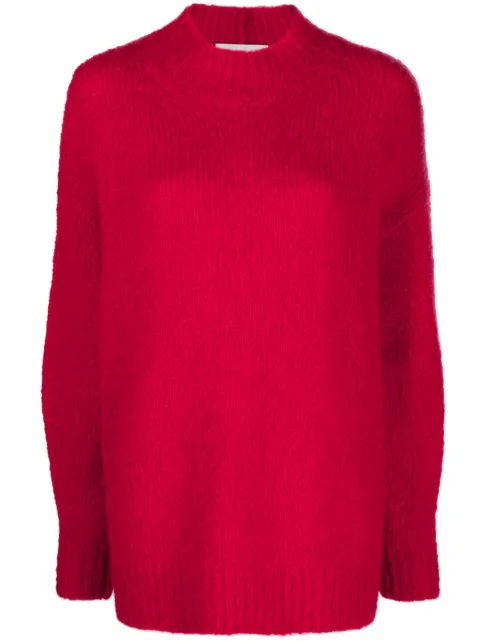 ISABEL MARANT Idol mock-neck jumper Pink PU0107FAA1L48I