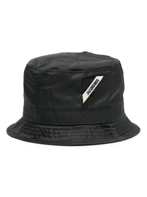 Jacquemus The Ovalie bucket hat Black 236AC5873138