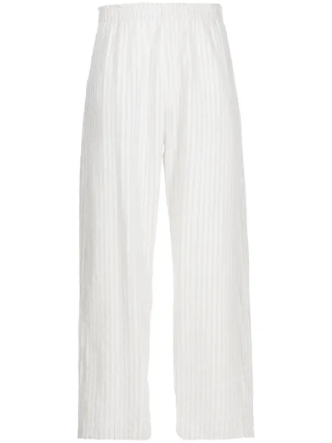 Craig Green striped straight-leg trousers White CGAW23CWOTRS66
