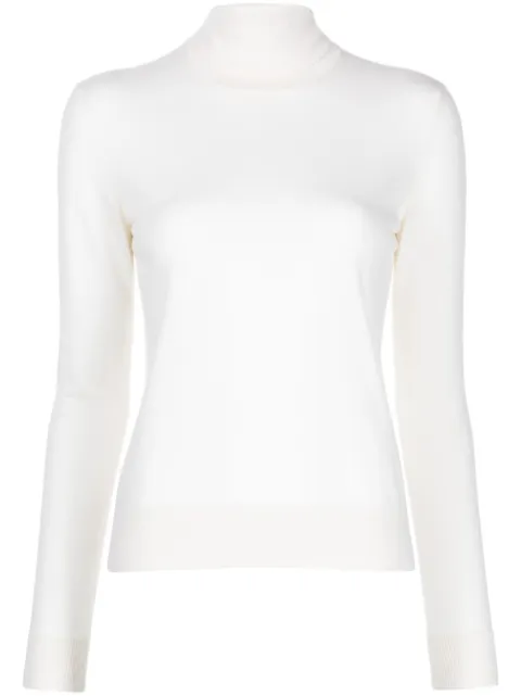 Ralph Lauren Collection roll-neck cashmere jumper White 290919112001