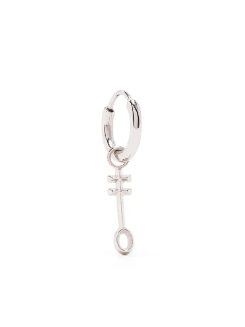 Capsule Eleven Nefer-symbol hoop earring Silver NEFERSYMBOLHOOPEARRINGSINGLESILVER