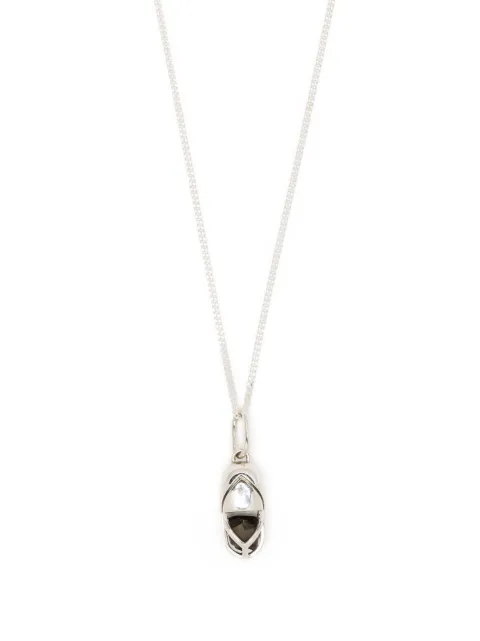 Capsule Eleven Capsule onyx necklace Silver SMALLCAPSULENECKLACESILVERBLACKONYX