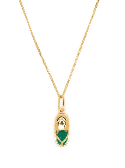 Capsule Eleven Capsule onyx necklace Gold SMALLCAPSULENECKLACEGOLDGREENONYX