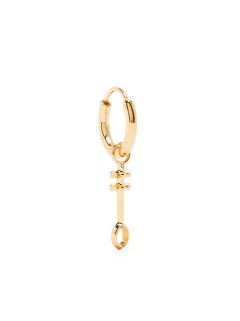 Capsule Eleven Nefer-symbol hoop earring Gold NEFERSYMBOLHOOPEARRINGSINGLEGOLD