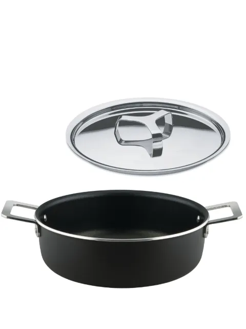 Alessi Low Casserole pot (24cm) Black AJM10224CC