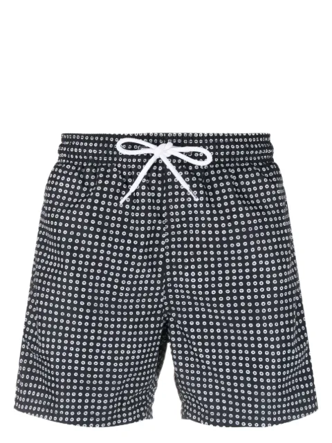 Sundek graphic-print recycled polyester swim shorts Black M3S408M504BDRT4XC