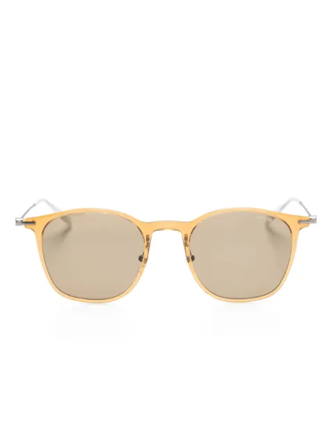 Montblanc round-frame tinted sunglasses Orange MB0098S