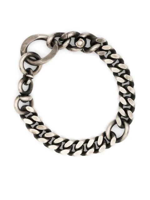 WERKSTATT:MÜNCHEN Cuban-chain bracelet Silver M2312
