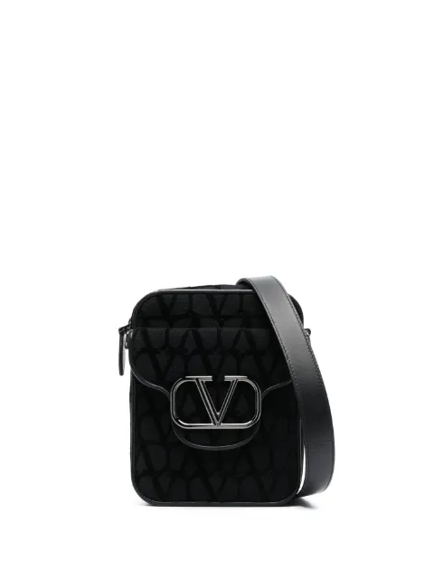 Valentino Garavani Locò Toile Iconographe crossbody bag Black YB0C14PMJ