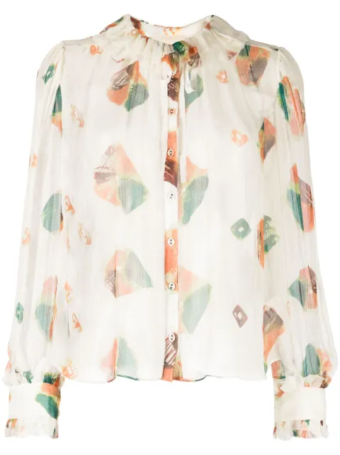 Ulla Johnson Pippa silk blouse White PF230235
