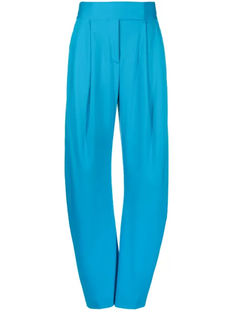 The Attico Gary virgin-wool trousers Blue 237WCP102W041258