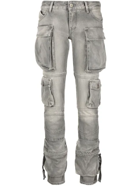 The Attico Essie tapered cargo jeans Grey 237WCP113D063